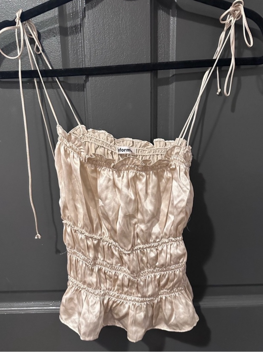 Reformation Silk Top